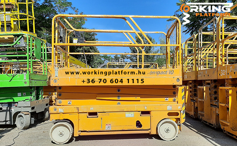 Haulotte Compact 10  Nr. 74 használt ollós emelő Haulotte Compact 10  Nr. 74 használt ollós emelő